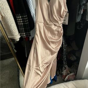 COPY - Revelry Midi Satin Bridesmaids Dress BRAND NEW